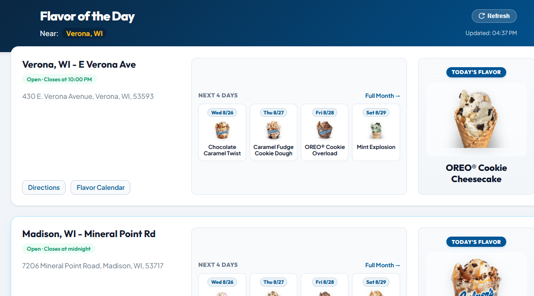 VFOTD - Feature of the Day Screenshot